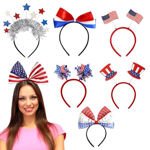 weiting Stirnband des Unabhängigkeitstages, 4. Juli Zubehör,Fotokabine Requisiten Stirnbänder Partyzubehör Geschenkte - Patriotische Partyversorgungen Set von 7 Hair -Reifen für den 4. Juli Memorial weiting Stirnband des Unabhängigkeitstages, 4. Juli Zubehör,Fotokabine Requisiten Stirnbänder Partyzubehör Geschenkte - Patriotische Partyversorgungen Set von 7 Hair -Reifen für den 4. Juli Memorial von weiting