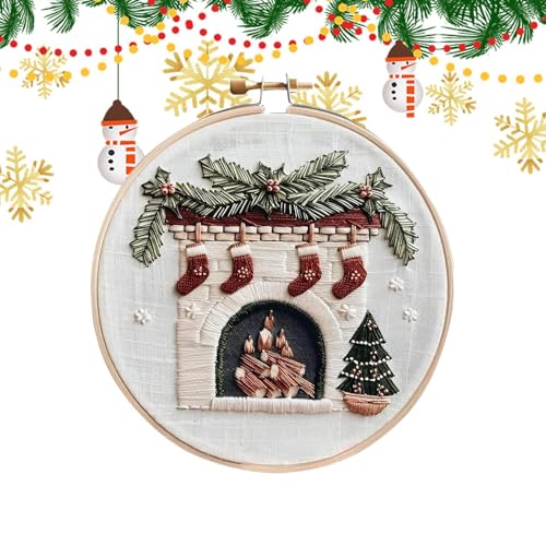 weiting Weihnachts Sticksets Für Anfänger, Kreuzstich-Sets Stick-Set Für Erwachsene, Kunsthandwerk Stickset Für Thanksgiving-, Zuhause, Schlafzimmer, Wand weiting Weihnachts Sticksets Für Anfänger, Kreuzstich-Sets Stick-Set Für Erwachsene, Kunsthandwerk Stickset Für Thanksgiving-, Zuhause, Schlafzimmer, Wand von weiting