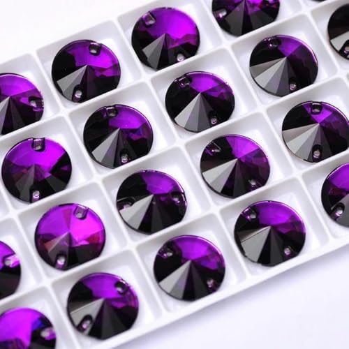 Strasssteine zum Aufnähen, runde Perlen, Steine, Strass-Applikationen für Hochzeitskleider, Kleidung, DIY-Nähkristalle, lila Samt, 8 mm, 56 Stück Strasssteine zum Aufnähen, runde Perlen, Steine, Strass-Applikationen für Hochzeitskleider, Kleidung, DIY-Nähkristalle, lila Samt, 8 mm, 56 Stück von wejiay