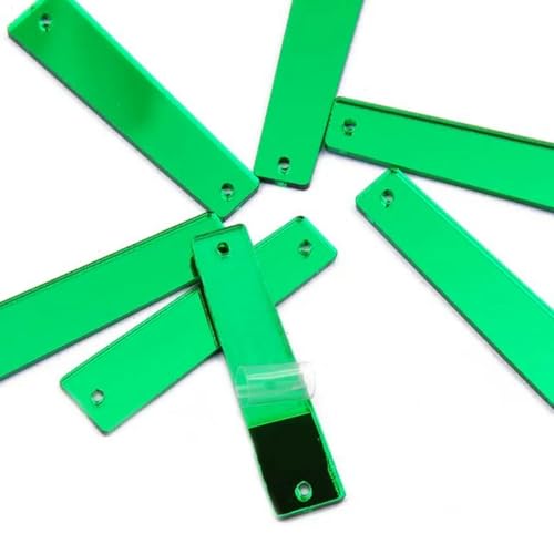 Streifen Acrylspiegel 30 Stück Strasssteine mit flacher Rückseite zum Aufnähen von Steinen und Kristallen zum Aufnähen von Strasssteinen zur Schmuckherstellung-Grün-9x36mm 30 Stück Streifen Acrylspiegel 30 Stück Strasssteine mit flacher Rückseite zum Aufnähen von Steinen und Kristallen zum Aufnähen von Strasssteinen zur Schmuckherstellung-Grün-9x36mm 30 Stück von wejiay