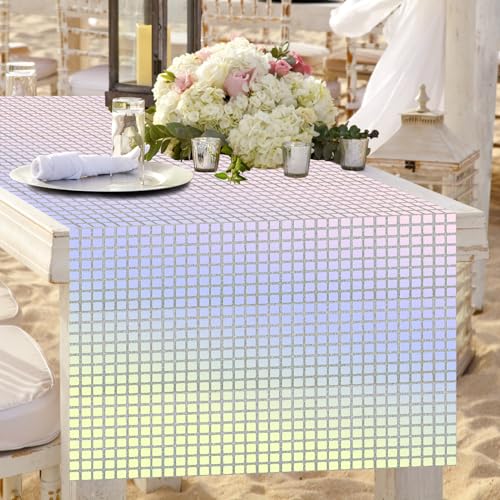 Wenrescry Discokugel Deko Tischläufer, 30×275cm Glitzer Tischläufer Bunt, Disco Party Deko, Karneval Tischläufer, Mardi Gras Tischläufer, 70er 80er Party, Geburtstag, Hochzeit, Neon Nacht Wenrescry Discokugel Deko Tischläufer, 30×275cm Glitzer Tischläufer Bunt, Disco Party Deko, Karneval Tischläufer, Mardi Gras Tischläufer, 70er 80er Party, Geburtstag, Hochzeit, Neon Nacht von wenrescry