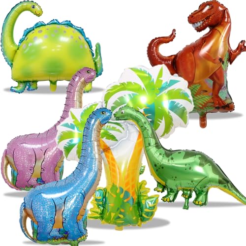 Wenweo 6 Stück XXL Dino Luftballon,Folienballon Geburtstag Können mit Helium Gefüllt Werden,Dino Ballon Können für Dino Geburtstag Deko, Dino Party Deko und Normales Spielen Verwendet Werden. Wenweo 6 Stück XXL Dino Luftballon,Folienballon Geburtstag Können mit Helium Gefüllt Werden,Dino Ballon Können für Dino Geburtstag Deko, Dino Party Deko und Normales Spielen Verwendet Werden. von wenweo