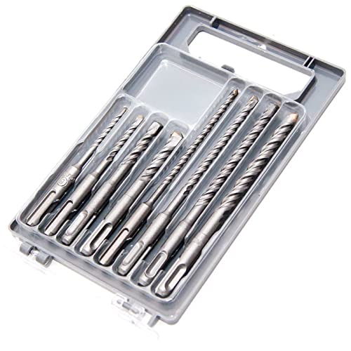 SDS-Plus Betonbohrer Set 8tlg. 5mm, 6mm, 8mm, 10mm Länge 110mm und 160mm in Box für Schlagbohrmaschine Bohrhammer mit SDS Plus Aufnahme SDS-Plus Betonbohrer Set 8tlg. 5mm, 6mm, 8mm, 10mm Länge 110mm und 160mm in Box für Schlagbohrmaschine Bohrhammer mit SDS Plus Aufnahme von werkzeugundzubehoer_com