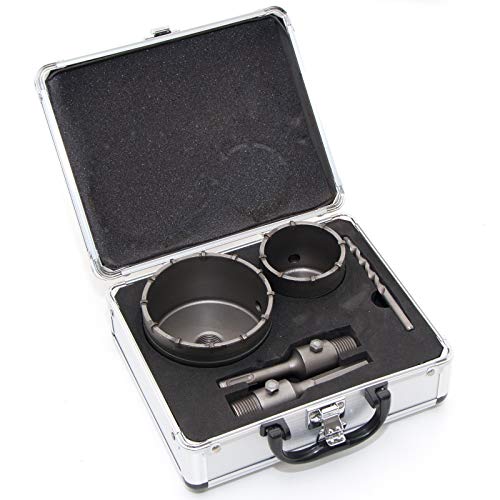 HM Betonbohrkronen Set Ø 68/100 mm mit SDS-Plus und HEX Adapter HM Betonbohrkronen Set Ø 68/100 mm mit SDS-Plus und HEX Adapter von werkzeugundzubehoer_com