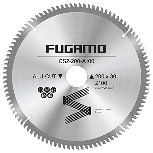 Hartmetall - Kreissägeblätter Ø 200 mm, Bohrung Ø 30 mm, mit 24, 40, 60, 100 Zähnen, Reduzierstück: 30/25,4-20 - 16 mm (100 Zahnanzahl) von werkzeugundzubehoer_com