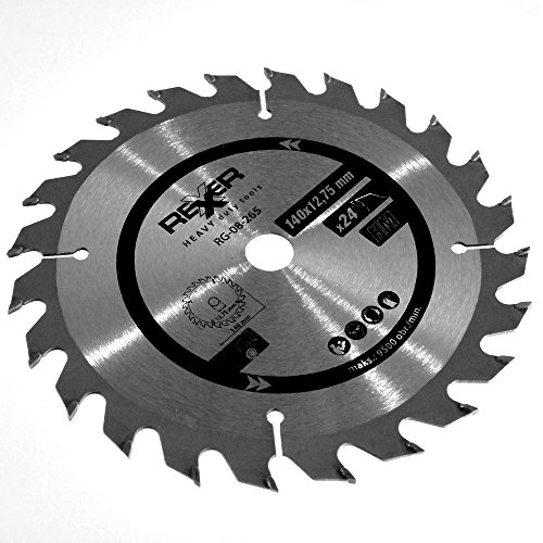 Kreissägeblatt HM 140 mm, 24 Zähne, Bohrung 12,75 mm, Very-Fast-Cut von werkzeugundzubehoer_com
