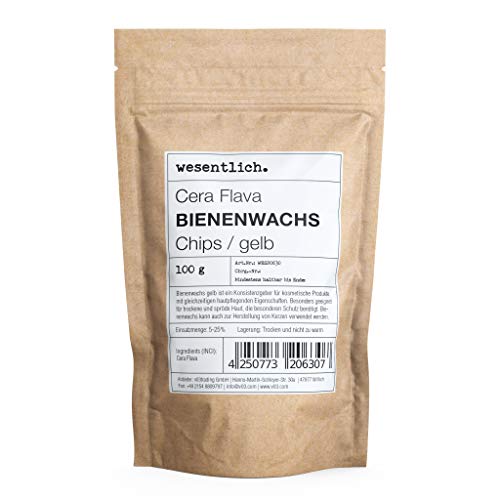 Bienenwachspastillen gelb (100g) von wesentlich von wesentlich.