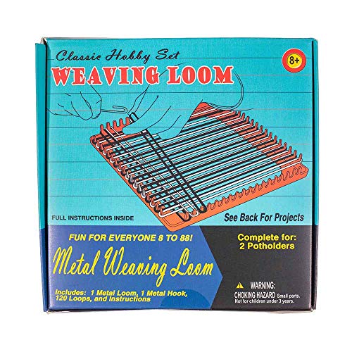 Retro Crafting Kit – Weaving Loom – Includes Materials to Make 2 Potholders – Family Fun von west coast paracord