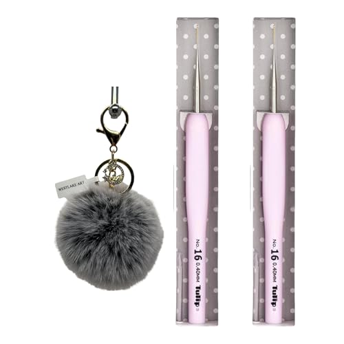Needle Company TEL-16E Etimo Rose Steel Häkelnadel, Größe 16/,4 mm, 2 Stück Needle Company TEL-16E Etimo Rose Steel Häkelnadel, Größe 16/,4 mm, 2 Stück von westlake art