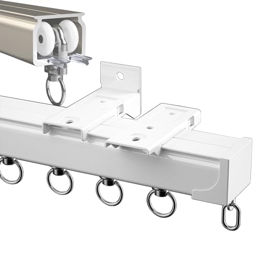 whalebee Decke Vorhangschiene Aluminium Gardinenschiene 1-läufige 6m 5m 4m 3m 2m 1m Gardinen Für Schienen, Einfacher Einbau, Wand Schiene Schienen Leise Für Vorhang Für Fenster, Trennwände, Bäder whalebee Decke Vorhangschiene Aluminium Gardinenschiene 1-läufige 6m 5m 4m 3m 2m 1m Gardinen Für Schienen, Einfacher Einbau, Wand Schiene Schienen Leise Für Vorhang Für Fenster, Trennwände, Bäder von whalebee