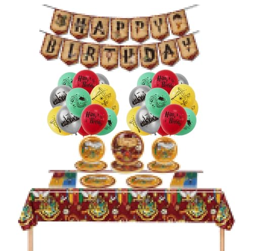 Geburtstag Wizard Luftballons Dekorationen Harry Alles Gute Zum Geburtstag Girlande Partygeschirr Partydekorationen von whdiduo