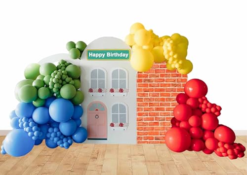 Geburtstags Straßen Luftballons Bogenset Dekoration Street Thema Dekorationen für Straßen Partyzubehör Geburtstags Straßen Luftballons Bogenset Dekoration Street Thema Dekorationen für Straßen Partyzubehör von whdiduo