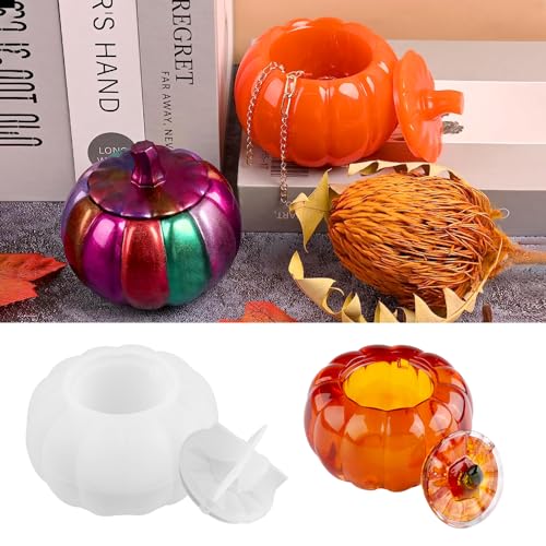 WIKIMO Epoxidharz Silikonformen Halloween 3D-Kürbis DIY Formen für Thanksgiving und Halloween Deko WIKIMO Epoxidharz Silikonformen Halloween 3D-Kürbis DIY Formen für Thanksgiving und Halloween Deko von wikimo