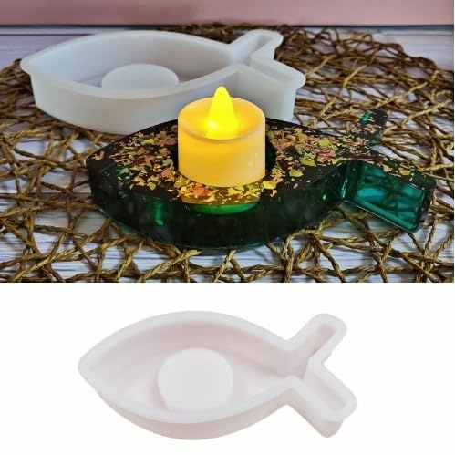 WIKIMO Silikonformen Gießformen für Fisch Deko, Epoxidharz Formen Konfirmation, Silikonform Kerzenhalter für Seife, Kuchen Deko, Junge Mädchen von wikimo