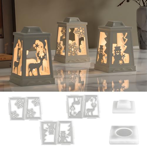 Wikimo 3 Stück Silikonformen Gießformen Weihnachten Kerzenhalter Silikonform Weihnachten Laterne Gießformen Silikon für Elch Schneeflocken Schneemann Weihnachtsdeko Wikimo 3 Stück Silikonformen Gießformen Weihnachten Kerzenhalter Silikonform Weihnachten Laterne Gießformen Silikon für Elch Schneeflocken Schneemann Weihnachtsdeko von wikimo