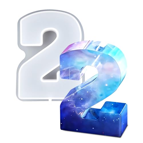 Wikimo Groß Epoxidharz Silikon Gießform für Nummer 18 cm/7 inch für 3D-Ziffern 0-9 für Geburtstag Hochzeit Party Weihnachten Kunst Basteln Ornamente Resin Formen (2) Wikimo Groß Epoxidharz Silikon Gießform für Nummer 18 cm/7 inch für 3D-Ziffern 0-9 für Geburtstag Hochzeit Party Weihnachten Kunst Basteln Ornamente Resin Formen (2) von wikimo