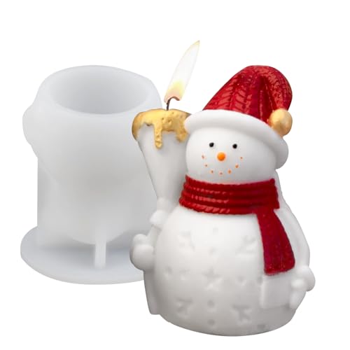 Wikimo Silikonformen Gießformen Weihnachten für Schneemann, gießformen Silikon aus 3D Schneemann Kerzen, Silikon DIY Weihnachten Epoxidharz Formen Wikimo Silikonformen Gießformen Weihnachten für Schneemann, gießformen Silikon aus 3D Schneemann Kerzen, Silikon DIY Weihnachten Epoxidharz Formen von wikimo