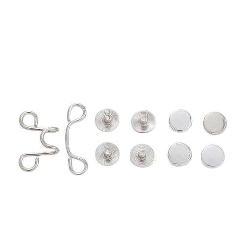 wilcractk 4pcs Hosenbund Enger Machen Clip, Hose Enger Machen Clip Ohne Nähen, Universeller Hosenknopf zum Enger Machen, Wiederverwendbare Hosentightener wilcractk 4pcs Hosenbund Enger Machen Clip, Hose Enger Machen Clip Ohne Nähen, Universeller Hosenknopf zum Enger Machen, Wiederverwendbare Hosentightener von wilcractk