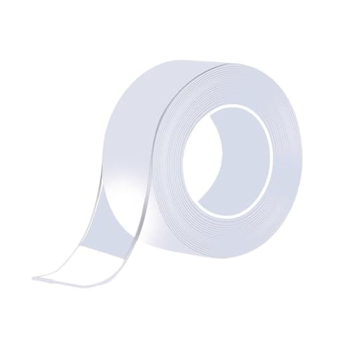 wilcractk Doppelseitiges Klebeband Extra Stark – Transparentes Nano Tape Beidseitiges Klebestreifen Ohne Rückstände, Wiederverwendbar Für Haushalt, Büro, Teppich & DIY von wilcractk