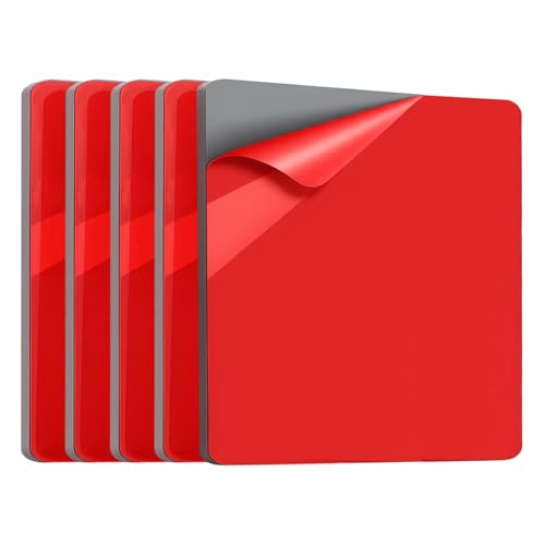 wilcractk Doppelseitiges Klebeband Extra Stark Klebepads für Auto Starkes Doppelklebeband Transparent 5 Stück Ideal für Befestigung und Montage von Accessoires von wilcractk