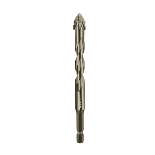 wilcractk Sägezahnbohrer Set mit Exzenterbohrer und Gewand mit 4 Schneiden 6 Größen 4 bis 12 mm Präzise Hartmetallbohrer für Keramik Glas Beton Mauerwerk Stein von wilcractk