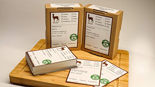 wilde-aufkleber.de 100x Rehwild Wildbret-Tiefkühletikett zur professionellen Etikettierung von Wildfleisch Wildbretaufkleber | Wildetikett wilde-aufkleber.de 100x Rehwild Wildbret-Tiefkühletikett zur professionellen Etikettierung von Wildfleisch Wildbretaufkleber | Wildetikett von wilde-aufkleber.de