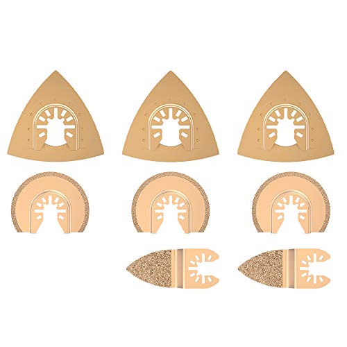 8 Stk Oszillierendes Zubehör Set Mix Multitool Sägeblätter Kit Multifunktionswerkzeug für Kunststoff/Holz/Soft Metal Cutting für Multimaster 8 Stk Oszillierendes Zubehör Set Mix Multitool Sägeblätter Kit Multifunktionswerkzeug für Kunststoff/Holz/Soft Metal Cutting für Multimaster von willkey