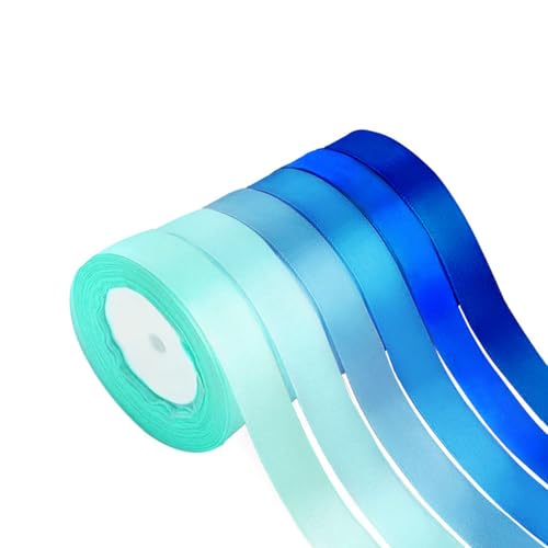Geschenkband Blau, 132M 6 Farben Geschenkband Blau Breit, 20mm × 22M Schleifenband Blau, Satinband Blau, Dekoration Präsent Geschenkband, Blaues band für Kleid Hochzeit und Geburtstag Geschenke Geschenkband Blau, 132M 6 Farben Geschenkband Blau Breit, 20mm × 22M Schleifenband Blau, Satinband Blau, Dekoration Präsent Geschenkband, Blaues band für Kleid Hochzeit und Geburtstag Geschenke von winbest