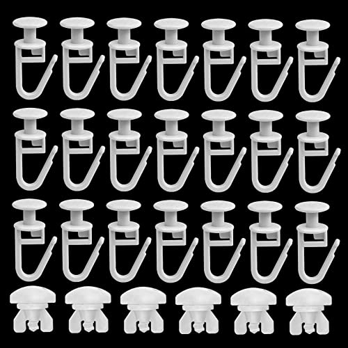 winbest 100 Vorhanghaken 6X Stopper - Gardinengleiter mit 11 mm Kopf für Gardinenschienen, mit verschließbarem Haken - Universal Gardinenrollen Innenlaufrollen für alle gängigen Gardinenschienen winbest 100 Vorhanghaken 6X Stopper - Gardinengleiter mit 11 mm Kopf für Gardinenschienen, mit verschließbarem Haken - Universal Gardinenrollen Innenlaufrollen für alle gängigen Gardinenschienen von winbest