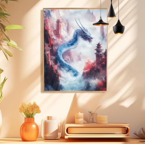 Drachen Malen Nach Zahlen Erwachsene antike GebäUde Malen Nach Zahlen XXL 100x150cm Paint by Numbers Adult Handgemalt Knitterfreie Leinwand Ölgemälde für Deko Schlafzimmer, Männer Geschenke,Model 315 Drachen Malen Nach Zahlen Erwachsene antike GebäUde Malen Nach Zahlen XXL 100x150cm Paint by Numbers Adult Handgemalt Knitterfreie Leinwand Ölgemälde für Deko Schlafzimmer, Männer Geschenke,Model 315 von wionheng