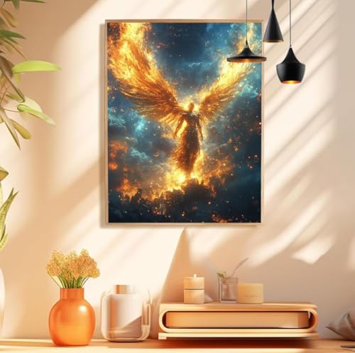 Engel Malen Nach Zahlen Erwachsene Fantasie Malen Nach Zahlen Klein 50x70cm Paint by Numbers Adult Handgemalt Knitterfreie Leinwand Ölgemälde Set für Deko Schlafzimmer, Geschenke für Männer,Model 198 Engel Malen Nach Zahlen Erwachsene Fantasie Malen Nach Zahlen Klein 50x70cm Paint by Numbers Adult Handgemalt Knitterfreie Leinwand Ölgemälde Set für Deko Schlafzimmer, Geschenke für Männer,Model 198 von wionheng