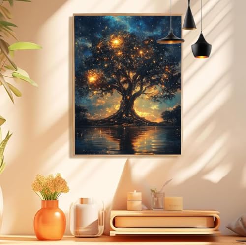 Malen Nach Zahlen Baum Muster, Fantasie Malen Nach Zahlen Erwachsene Klein 10x20cm, DIY Handgemalt Leinwand Ölgemälde Acrylfarben Kit, Paint by Numbers für Wanddeko Wohnzimmer, Ohne Rahmen,Model 173 Malen Nach Zahlen Baum Muster, Fantasie Malen Nach Zahlen Erwachsene Klein 10x20cm, DIY Handgemalt Leinwand Ölgemälde Acrylfarben Kit, Paint by Numbers für Wanddeko Wohnzimmer, Ohne Rahmen,Model 173 von wionheng
