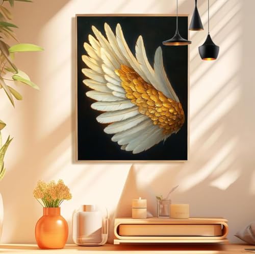 Malen Nach Zahlen Erwachsene FlüGel Paint by Numbers Und Was Ist Mit Der Technologie? Malen Nach Zahlen Groß 70x100cm Ohne Rahmen, Ölgemälde Set mit Pinsel und Acrylfarben, Zimmer Deko, Model 184 Malen Nach Zahlen Erwachsene FlüGel Paint by Numbers Und Was Ist Mit Der Technologie? Malen Nach Zahlen Groß 70x100cm Ohne Rahmen, Ölgemälde Set mit Pinsel und Acrylfarben, Zimmer Deko, Model 184 von wionheng