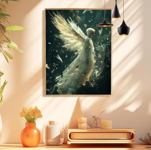 Mann Malen Nach Zahlen Erwachsene Engel Malen Nach Zahlen Klein 40x50cm Paint by Numbers Adult DIY Handgemalt Knitterfreie Leinwand Ölgemälde Set für Deko Schlafzimmer, Geschenke für Männer,Model 183 Mann Malen Nach Zahlen Erwachsene Engel Malen Nach Zahlen Klein 40x50cm Paint by Numbers Adult DIY Handgemalt Knitterfreie Leinwand Ölgemälde Set für Deko Schlafzimmer, Geschenke für Männer,Model 183 von wionheng