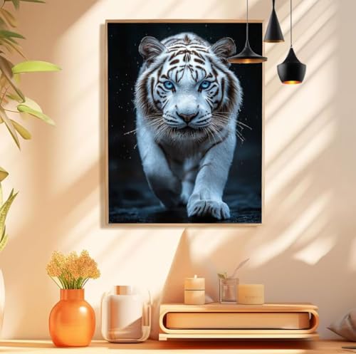 Tiger Malen Nach Zahlen Erwachsene Tier Malen Nach Zahlen Klein 30x40cm Paint by Numbers Adult DIY Handgemalt Knitterfreie Leinwand Ölgemälde Set für Deko Schlafzimmer, Geschenke für Männer,Model 186 Tiger Malen Nach Zahlen Erwachsene Tier Malen Nach Zahlen Klein 30x40cm Paint by Numbers Adult DIY Handgemalt Knitterfreie Leinwand Ölgemälde Set für Deko Schlafzimmer, Geschenke für Männer,Model 186 von wionheng