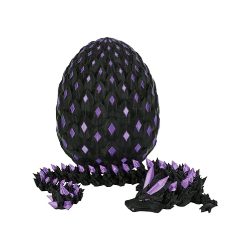 wiroouia 3D Gedrucktes Drachenei | Bewegliches Gliederpuppen-Spielzeug Mit Flexiblen Gelenken,Leuchtendes Realistisches Sammler-Drachenei Als Deko Für Geburtstag Ostern & Schreibtisch wiroouia 3D Gedrucktes Drachenei | Bewegliches Gliederpuppen-Spielzeug Mit Flexiblen Gelenken,Leuchtendes Realistisches Sammler-Drachenei Als Deko Für Geburtstag Ostern & Schreibtisch von wiroouia