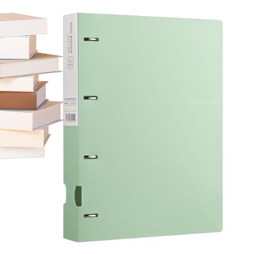 wiroouia Aktenordner Für Dokumente,Mit 4 Lochungen - Tragbarer A4 Aktenordner für Schule Büro und Reise wiroouia Aktenordner Für Dokumente,Mit 4 Lochungen - Tragbarer A4 Aktenordner für Schule Büro und Reise von wiroouia