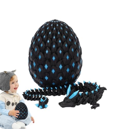 wiroouia Drachenei - Bewegliches Gliederpuppen-Spielzeug Mit Flexiblen Gelenken - Leuchtendes Realistisches Sammler-Drachenei Als Deko Für Geburtstag Ostern & Schreibtisch wiroouia Drachenei - Bewegliches Gliederpuppen-Spielzeug Mit Flexiblen Gelenken - Leuchtendes Realistisches Sammler-Drachenei Als Deko Für Geburtstag Ostern & Schreibtisch von wiroouia
