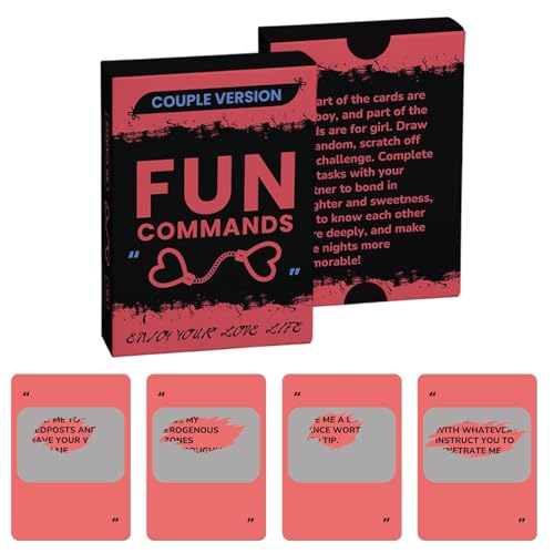 wiroouia Fragenkarten Für Paare - 46 Stück Beziehungskartenspiel für Paare - Für Valentinstag Geburtstag Dating Familienfeier Hochzeit Weihnachten Schlafzimmerabend wiroouia Fragenkarten Für Paare - 46 Stück Beziehungskartenspiel für Paare - Für Valentinstag Geburtstag Dating Familienfeier Hochzeit Weihnachten Schlafzimmerabend von wiroouia