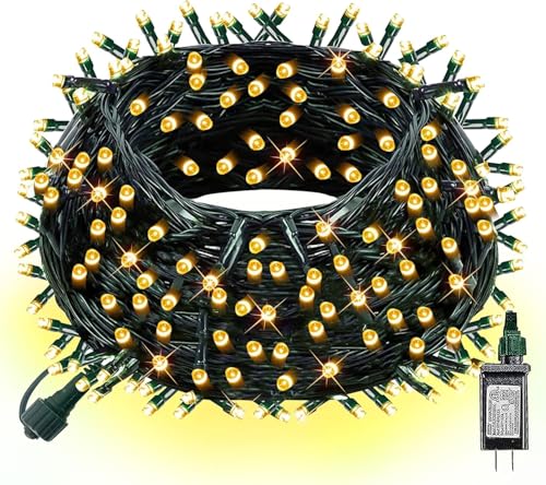 wisdom line Lichterkette, Weihnachten, 18 m, 500 LEDs, innen/außen, 8 Leuchtmodi, wasserdicht, für Weihnachtsbaum, Garten, Terrasse, Party wisdom line Lichterkette, Weihnachten, 18 m, 500 LEDs, innen/außen, 8 Leuchtmodi, wasserdicht, für Weihnachtsbaum, Garten, Terrasse, Party von wisdom line
