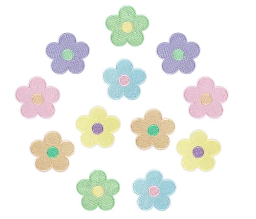 12 Stück Bügelflicken Blumen, Gestickter Flicken zum Aufbügeln Kinder, Patches zum Aufbügeln, Bügelbilder für Textilien, Schöne Bunte Blumen Bügelpatch Aufnäher für Jeans Kleidung Taschen Mützen 12 Stück Bügelflicken Blumen, Gestickter Flicken zum Aufbügeln Kinder, Patches zum Aufbügeln, Bügelbilder für Textilien, Schöne Bunte Blumen Bügelpatch Aufnäher für Jeans Kleidung Taschen Mützen von witeup