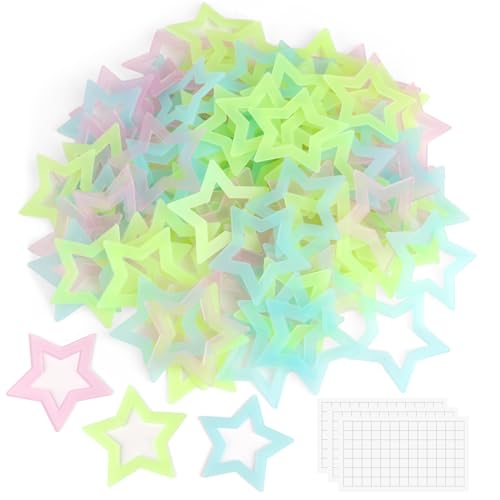3D Leuchtende Sterne Wandsticker Im Dunkelen 120 Stück,Bunte Leuchtsterne Kinderzimmer Groß,Leuchtsterne Selbstklebend Leuchtsticker für Decke Wandtattoo Raumdeko,Leuchtende Sterne für Kinderzimmer 3D Leuchtende Sterne Wandsticker Im Dunkelen 120 Stück,Bunte Leuchtsterne Kinderzimmer Groß,Leuchtsterne Selbstklebend Leuchtsticker für Decke Wandtattoo Raumdeko,Leuchtende Sterne für Kinderzimmer von witeup