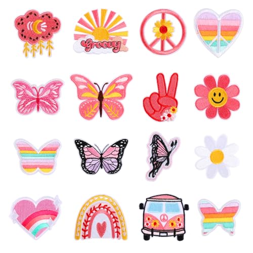 16 Stück Patches zum Aufbügeln,Bügelflicken Kinder Erwachsene,Schmetterling Aufnäher zum Aufbügeln,Sticker zum Aufbügeln,Liebevoll Bügelpatch für Jacken,Jeans,Hosen,Rucksäcke 16 Stück Patches zum Aufbügeln,Bügelflicken Kinder Erwachsene,Schmetterling Aufnäher zum Aufbügeln,Sticker zum Aufbügeln,Liebevoll Bügelpatch für Jacken,Jeans,Hosen,Rucksäcke von witeup