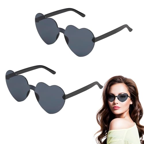 Herz Sonnenbrille,Hippie Sonnenbrille Schwarz 2 Stück,Herzbrille Festival Gadget,Sonnenbrille Herzform Party,Festival Brille,Witzige Herzbrillen,Herzsonnenbrille für Geburtstagsfeier, Halloween Herz Sonnenbrille,Hippie Sonnenbrille Schwarz 2 Stück,Herzbrille Festival Gadget,Sonnenbrille Herzform Party,Festival Brille,Witzige Herzbrillen,Herzsonnenbrille für Geburtstagsfeier, Halloween von witeup