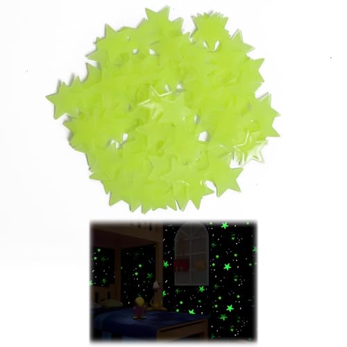 Leuchtsterne Kinderzimmer 100 Stück, Plastik Leuchtende Sterne für Kinderzimmer,Fluoreszierende Sterne im Dunkeln Leuchten,Leuchtende Sterne für Decke Wandtattoo Sternenhimmel Raumdekoration Leuchtsterne Kinderzimmer 100 Stück, Plastik Leuchtende Sterne für Kinderzimmer,Fluoreszierende Sterne im Dunkeln Leuchten,Leuchtende Sterne für Decke Wandtattoo Sternenhimmel Raumdekoration von witeup