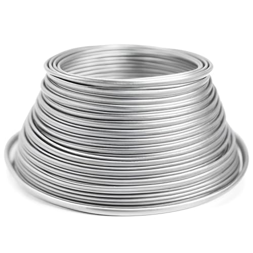 Flexibler 0,5 cm Anker-Draht, 6 m Aluminiumdraht, Rolle für Schmuckherstellung, Gartenbinder, Blumenstütze, DIY Modellierung und Weben Flexibler 0,5 cm Anker-Draht, 6 m Aluminiumdraht, Rolle für Schmuckherstellung, Gartenbinder, Blumenstütze, DIY Modellierung und Weben von wkao