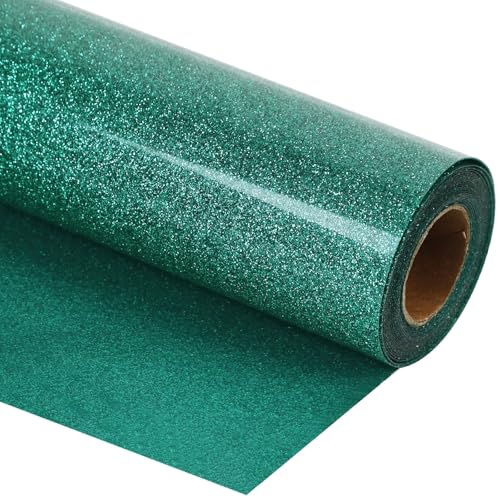 wkao Grünes Glitzer-Vinyl, glänzendes, permanentes und glänzendes Material, 30 x 100 cm Rolle zum Schneiden von DIY-Projekten wkao Grünes Glitzer-Vinyl, glänzendes, permanentes und glänzendes Material, 30 x 100 cm Rolle zum Schneiden von DIY-Projekten von wkao