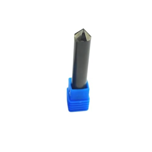 woleyuu 8 mm 10 mm Diamant-Steinschneider-Schaftfräser PCD-Gravierbits Granit-Gravierwerkzeuge Geschnitzter Fräser for Marmor(D8X90degreeXL50X0.4) von woleyuu