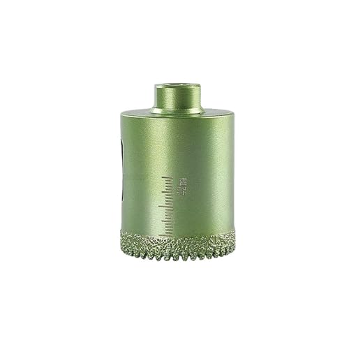 woleyuu Gezackter Trockenbohrlochöffner for Felsplatten/Marmor/Quarzit/Granit/Fliesen, gelöteter Sägezahnbohrer for Winkelschleifer(42mm) von woleyuu