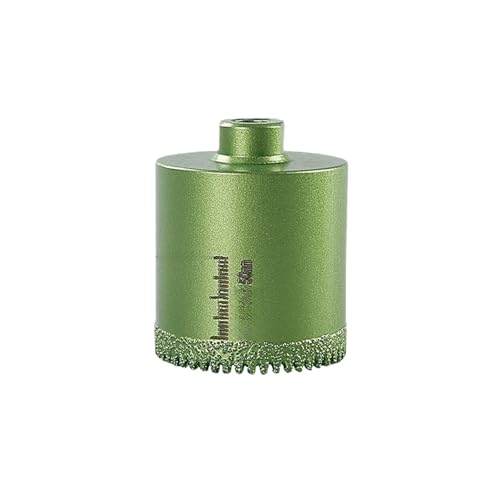 woleyuu Gezackter Trockenbohrlochöffner for Felsplatten/Marmor/Quarzit/Granit/Fliesen, gelöteter Sägezahnbohrer for Winkelschleifer(50mm) von woleyuu